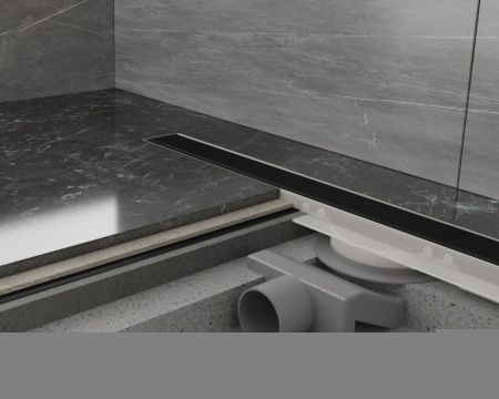 Душевой лоток Plumberia Selection PSM MODULAR PSM60NO 60х5 черный