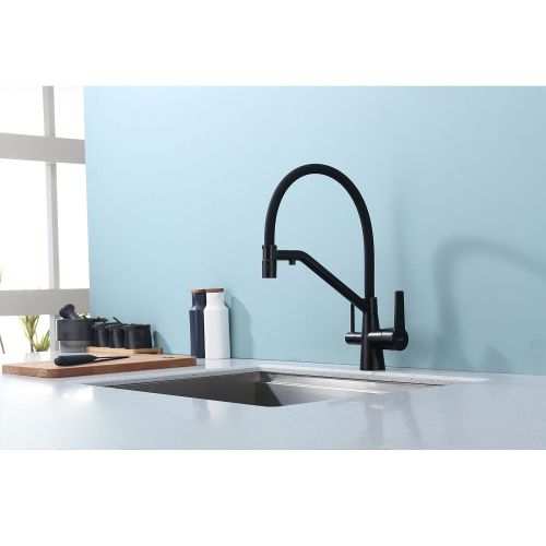 Смеситель для кухни Raglo R80 R80.62.06 на мойку черный - фото 3