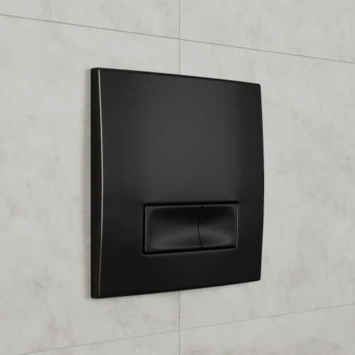 Клавиша смыва механическая Grossman Classic 800.T1.04.210.210 цвет черный матовый - фото 2