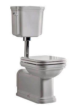 Чаша унитаза напольная Kerasan Waldorf 411601 цвет белый без бачка без сиденья душевой смыв