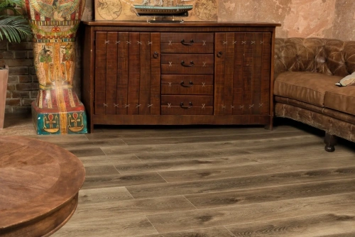 SPC ламинат Alpine Floor Premium XL ECO 7-9 MC Дуб Коричневый толщина 0.8 см 43 класс 1524х180 - фото 2