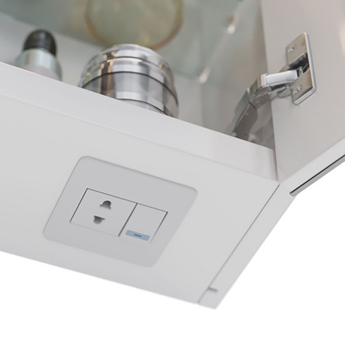 Зеркало-шкаф LeMark Zenon LM50ZS-Z 50х14х80 подвесной - фото 3