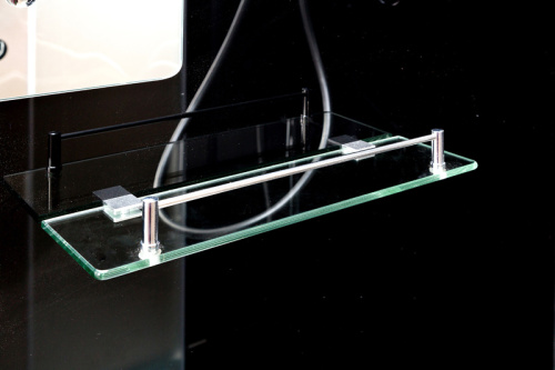 Душевая кабина AvaCan B10SELBLACK 100х100 четверть круга с крышей ориентация универсальная - фото 4