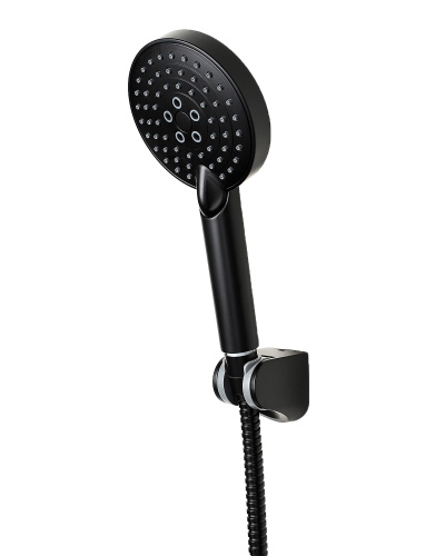 Душевой гарнитур Orange Style LM53b настенный  черный - фото 2