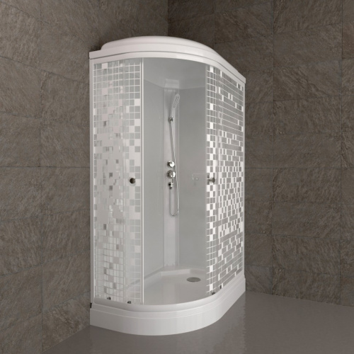 Душевая кабина Тритон Коралл Щ0000061818 120х80 четверть круга с крышей ориентация правая - фото 4