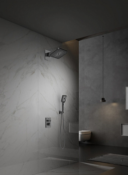 Душевая система Vincea Inspire VSFW-3I21MT4GM встраиваемая в стену с термостатом