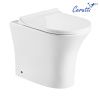 Унитаз приставной Cerutti SPA CT7842 белый с сиденьем микролифт безободковый каскадный смыв