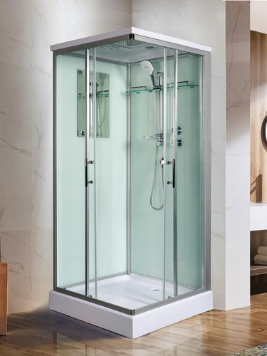 Душевая кабина WeltWasser WW500 LAINE 1004 (10000003269) 100х100 с крышей ориентация универсальная - фото 4