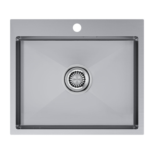 Кухонная мойка Paulmark VELTEN 59 PM805951-BS 59х51 цвет брашированная нержавеющая сталь поверхность матовая