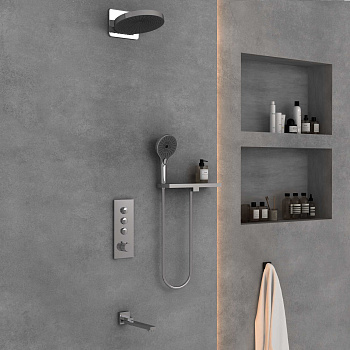 Душевая система Vincea VSFW-433TI1RCH встраиваемая в стену с термостатом
