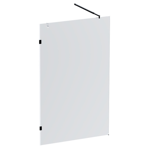 Душевая перегородка Am.Pm X-Joy W94UWI-120-F1-BTE 110х195 стекло прозрачное профиль черный - фото 2