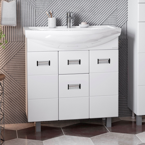 Тумба под раковину Onika Балтика 108023 77х31х68 напольная - фото 2