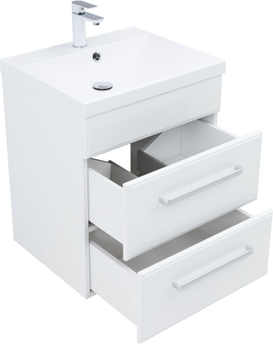 Тумба под раковину Aquanet Лукка 00302396 57х47х67 напольная/подвесная цвет белый - фото 2