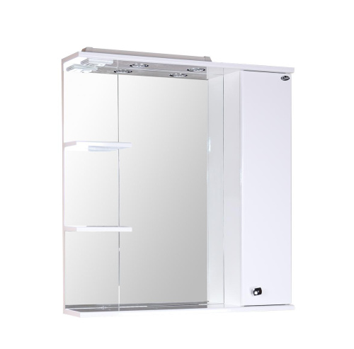 Зеркало-шкаф Onika Эльбрус 208022 81х17х85 подвесной цвет белый