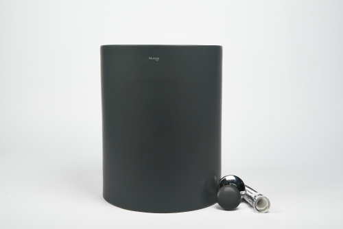 Раковина из сантехнического фарфора Galassia Core 7305NEMT 37х37 напольная цвет черный матовый - фото 3