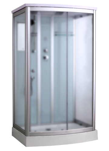 Душевая кабина Timo Standart T-6615SF 120х90 прямоугольная с крышей ориентация универсальная - фото 4