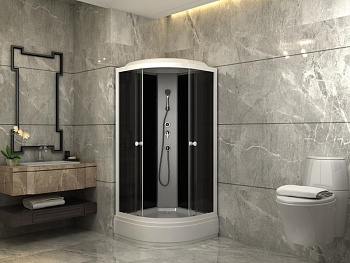 Душевая кабина Parly Classic ECM921 90х90 четверть круга с крышей ориентация универсальная