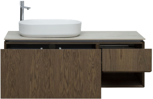 Тумба под раковину Allen Brau Infinity 1.21006.NO 119х46х41 подвесная цвет коричневый - фото 4