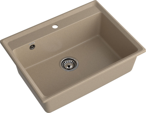 Кухонная мойка Granfest Level LV-660 песочный 66х50 цвет бежевый поверхность матовая - фото 2