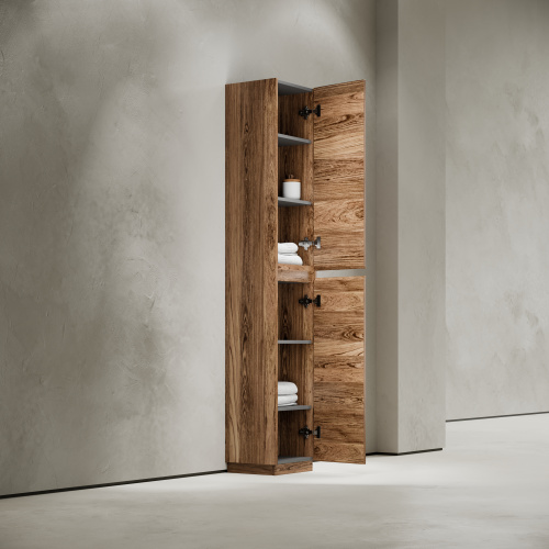 Шкаф-пенал Sancos Libra Floor PLB35FECH 35х30х187 напольный цвет дуб чарльстон - фото 3