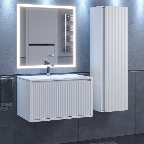 Тумба с раковиной Uperwood Next Premium 3930205164 70х45х42 цвет белый матовый - фото 2