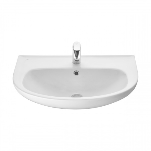 Раковина из сантехнического фарфора Santeri Прайм 131176S0011B0 48х66 подвесная цвет белый 1 отверстие под смеситель - фото 3