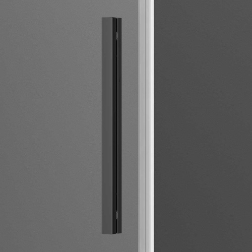 Душевая дверь Vincea Soft VDS-3SO130CLGM 130х195 стекло прозрачное профиль вороненая сталь - фото 2