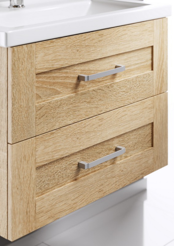 Тумба под раковину Aqwella Y FOS01082DS 77х45х49 подвесная цвет коричневый - фото 3