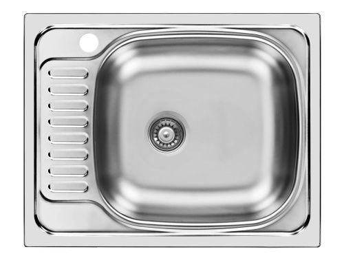 Кухонная мойка Ukinox Классика CLM560.435 ---5K 1R 44х56 цвет нержавеющая сталь поверхность матовая - фото 2