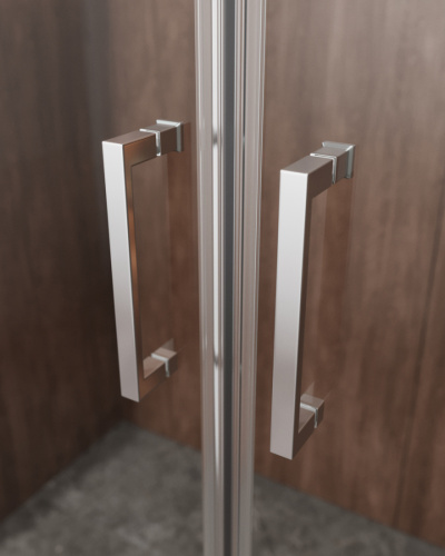 Душевая дверь Cezares MOLVENO MOLVENO-BF-2-170-C-Cr-IV 170х195 стекло прозрачное профиль хром глянцевый - фото 2