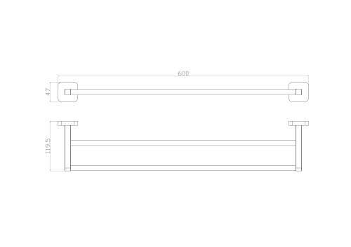 Полотенцедержатель Wonzon & Woghand Still WW-6611 - фото 2