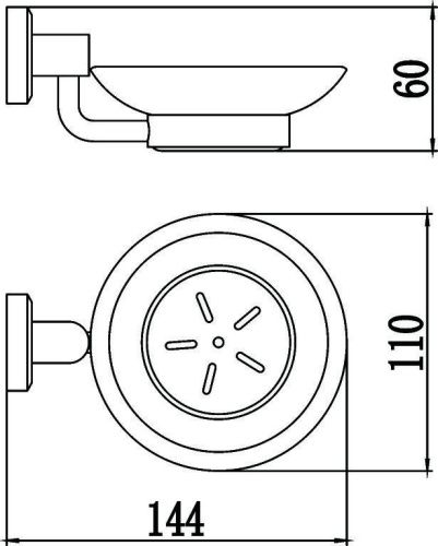 Мыльница Savol S-009559 - фото 3