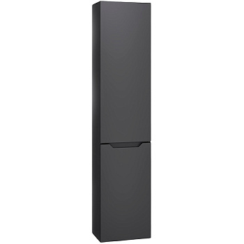 Шкаф-пенал Jorno SLIDE Sli.04.150/P/A 33х27х150 подвесной цвет антрацит