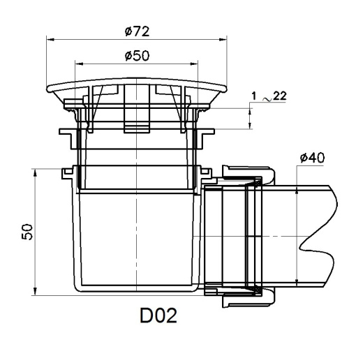 Сифон для душевого поддона RGW 18241102-01 - фото 3
