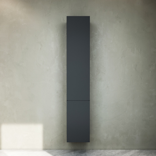 Шкаф-пенал Am.Pm Gem M90CHR0306GM 30х31х167 подвесной цвет графит матовый