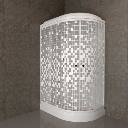 Душевая кабина Тритон Коралл Щ0000061817 120х80 четверть круга с крышей ориентация левая - фото 2