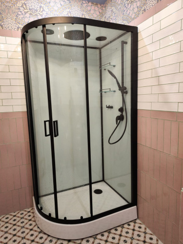 Душевая кабина Frank 914814 100х80 с крышей ориентация правая - фото 4