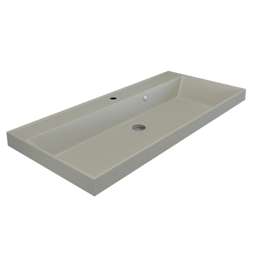 Раковина кварцевая Uperwood Classic Quartz 291030029 90х45 полувстраиваемая цвет бежевый - фото 5