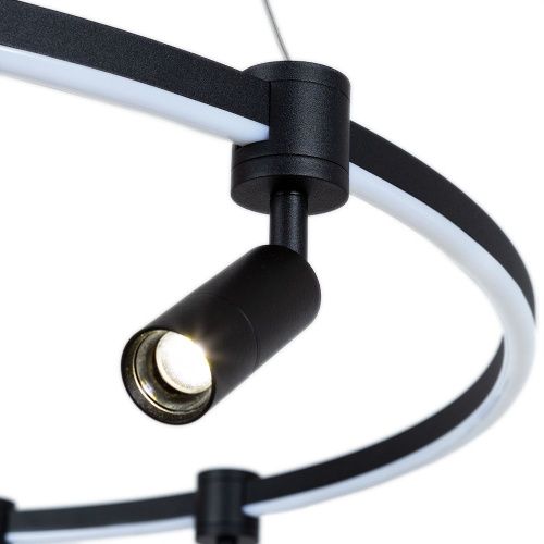 Люстра подвесная Arte Lamp Ring (Ринг) A2186SP-1BK - фото 3