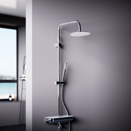 Душевая стойка Damixa Scandinavian Pure 936730000 настенная цвет хром