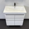 Тумба с раковиной Comforty Нарва 00-00015236CF 70х50 напольная цвет белый