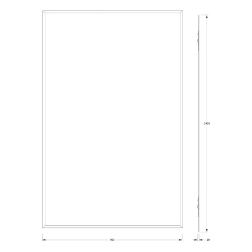 Зеркало в ванную Evoform Comfort BY 0951 90х140 - фото 2