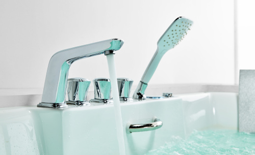 Ванна акриловая гидромассажная SSWW AU818R 180х120 пристенная прямоугольная с каркасом с ручками - фото 5