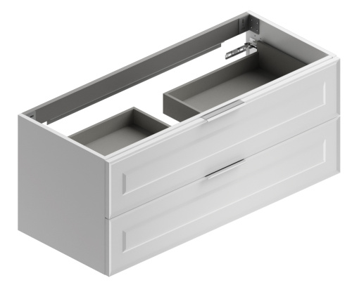 Тумба под раковину Berloni Bagno SUVBS2C120C/100/SHA CL 121х52х52 подвесная цвет белый