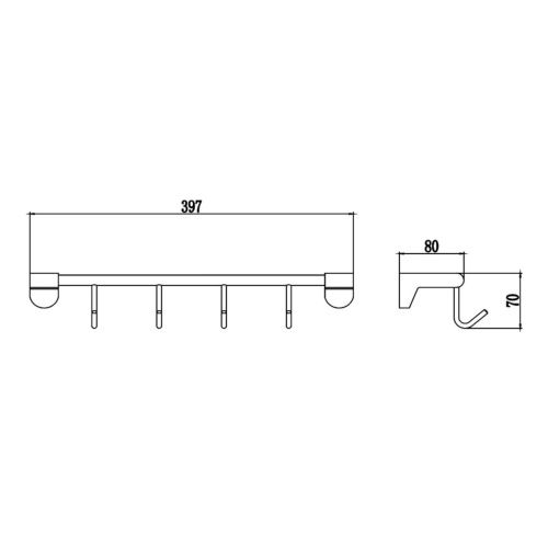 Крючок Savol S-007374 - фото 3