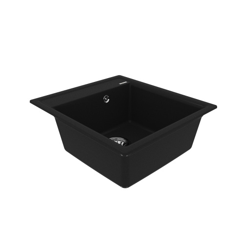 Кухонная мойка LeMark Hanka 450 9910007 45х50 цвет антрацит поверхность матовая - фото 2