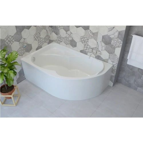 Ванна акриловая Lavinia Boho Grance Hill 3703170R 170х105 встраиваемая асимметричная без каркаса - фото 3