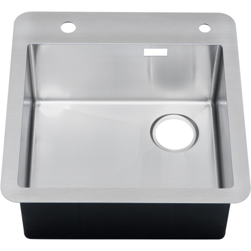 Кухонная мойка Melana ProfLine MLN-R5254HK 52х54 цвет сатин поверхность матовая - фото 2
