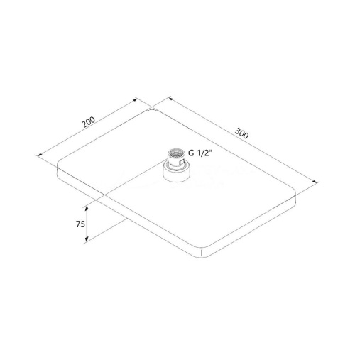 Верхний душ D-Lin D61074 - фото 2