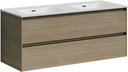 Тумба под раковину Sancos Cento CN120-2KE 119х45х50 подвесная цвет карпатская ель - фото 2